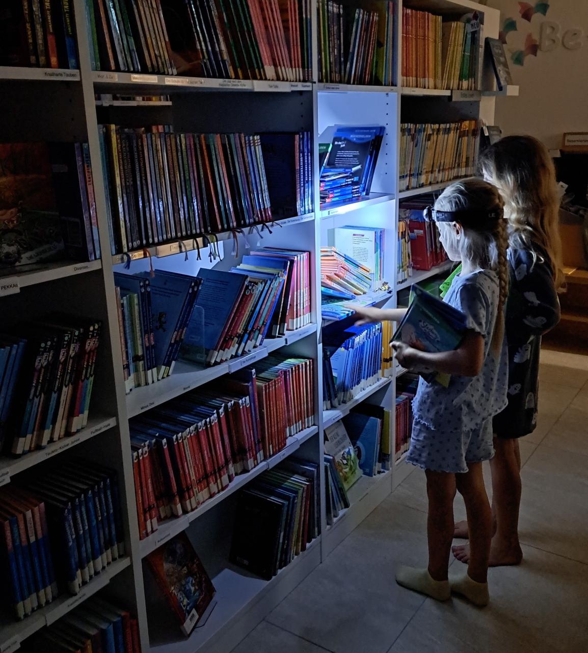 Lesenacht in der Bücherei