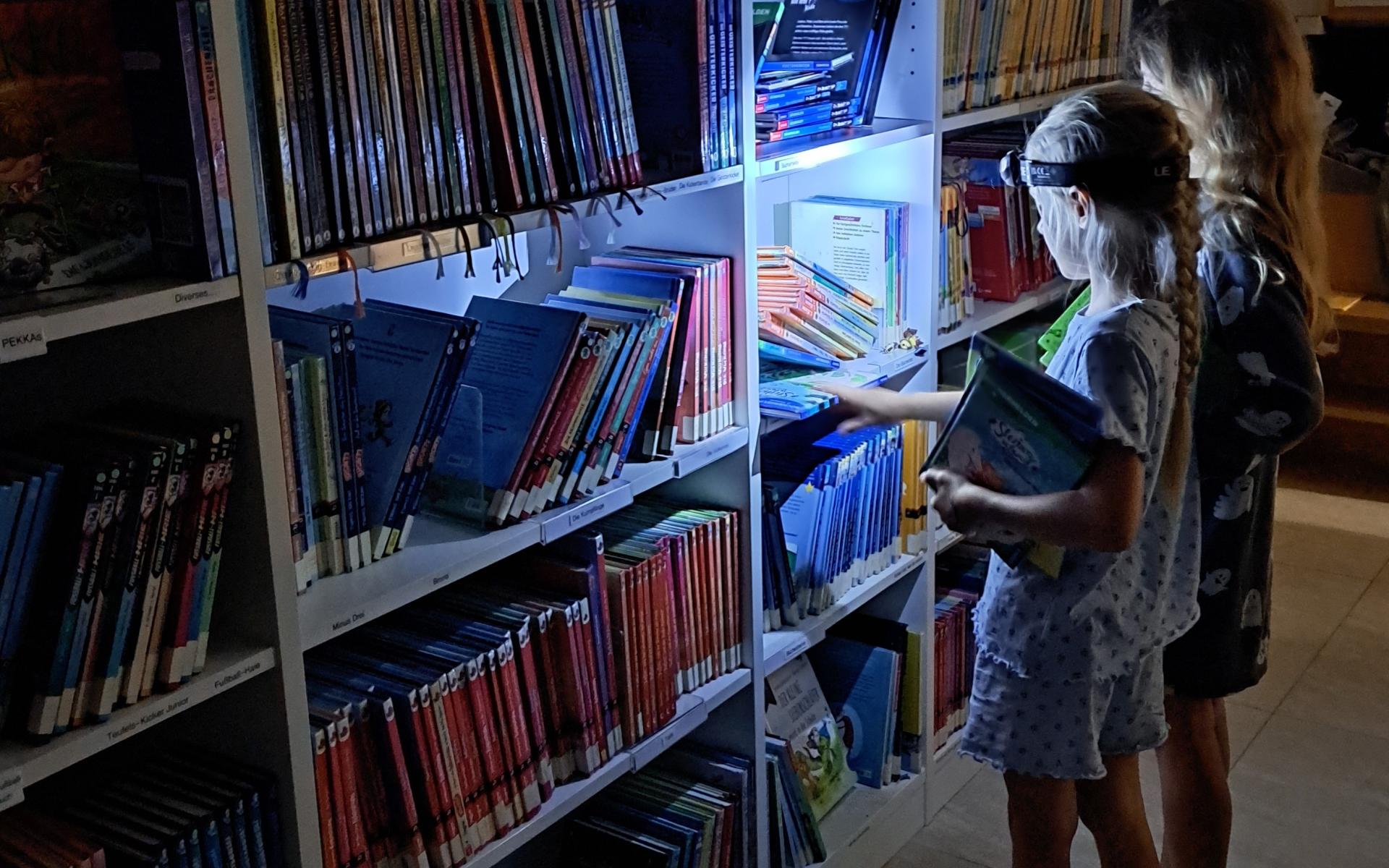 Lesenacht in der Bücherei