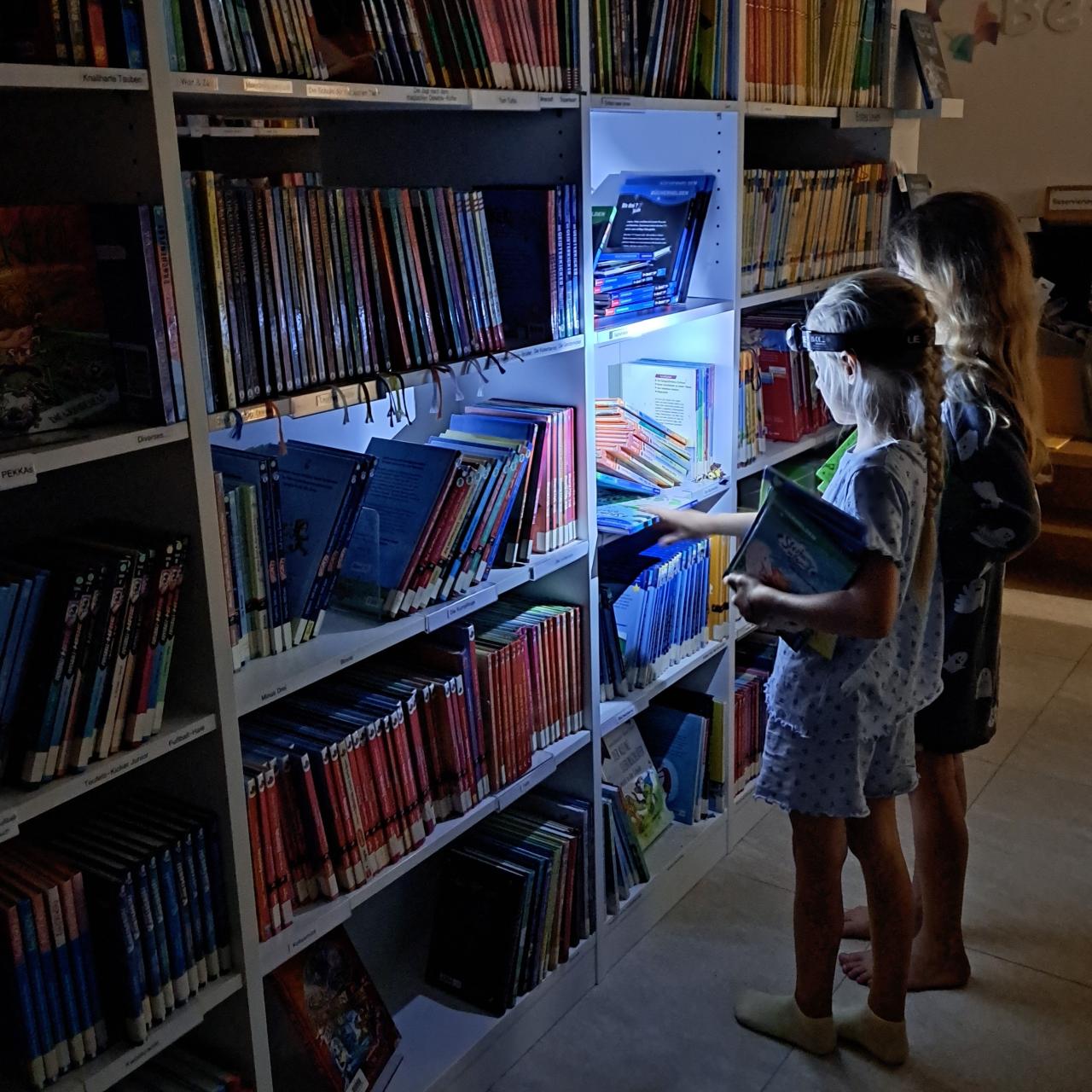 Lesenacht in der Bücherei